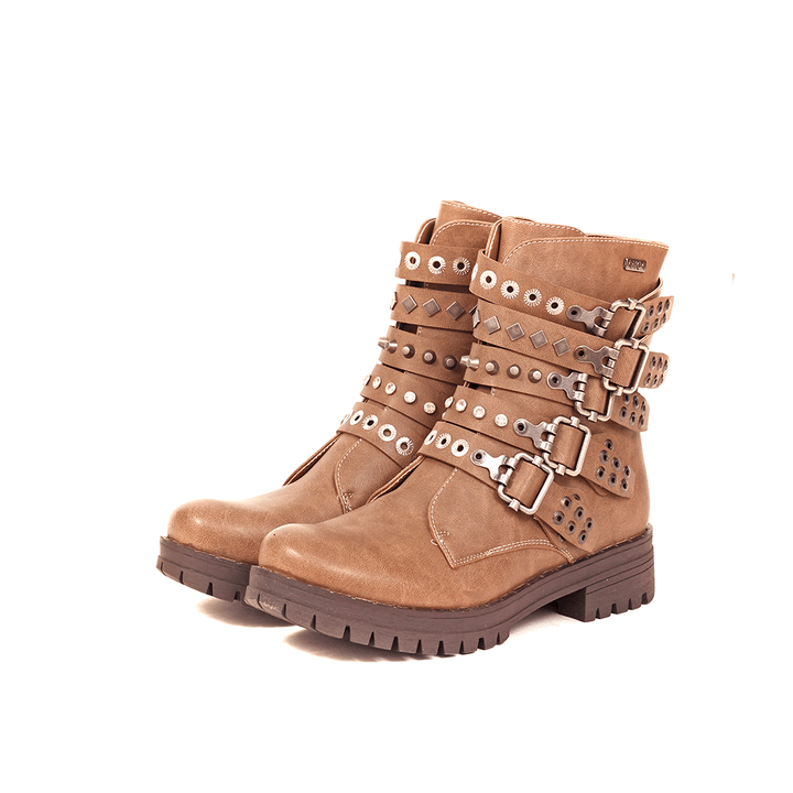 borcegos de mujer de cuero