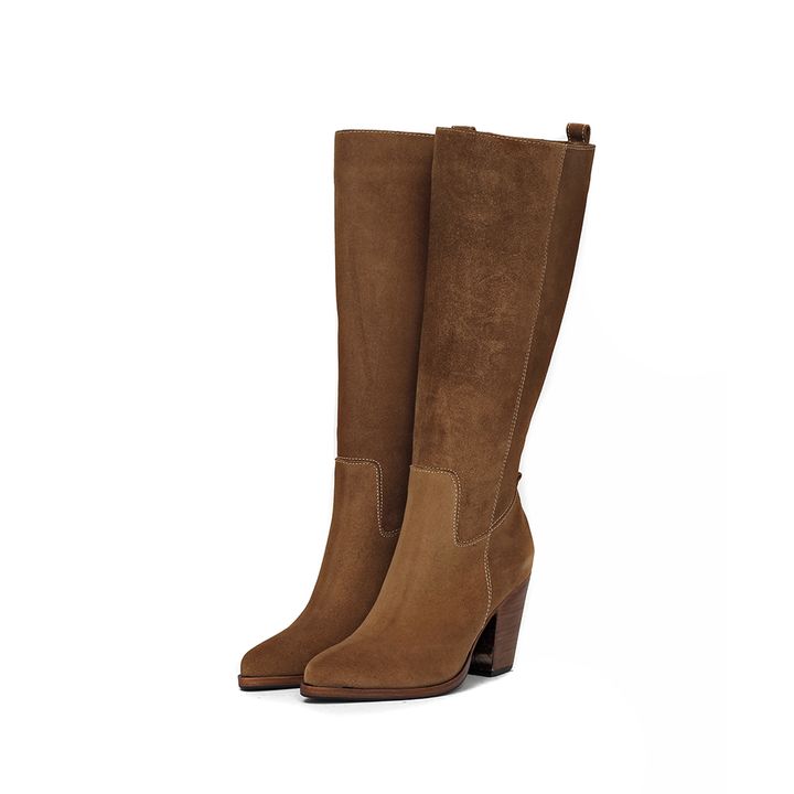 botas cuero mujer