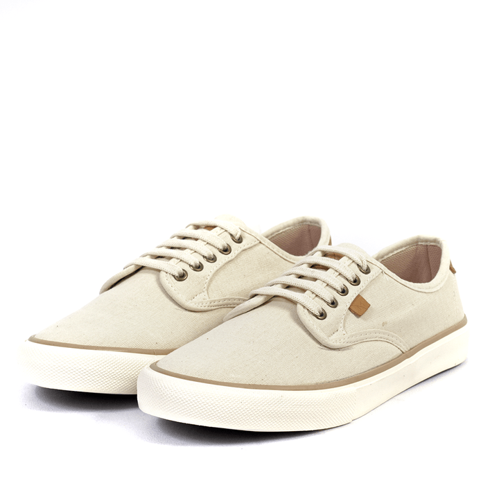zapatillas beige hombre